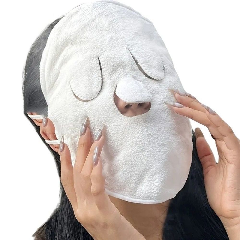 Gesichtsmaske Heiß Kalt Gesichtstuch Maske wiederverwendbar weich sanft Pflege DE.