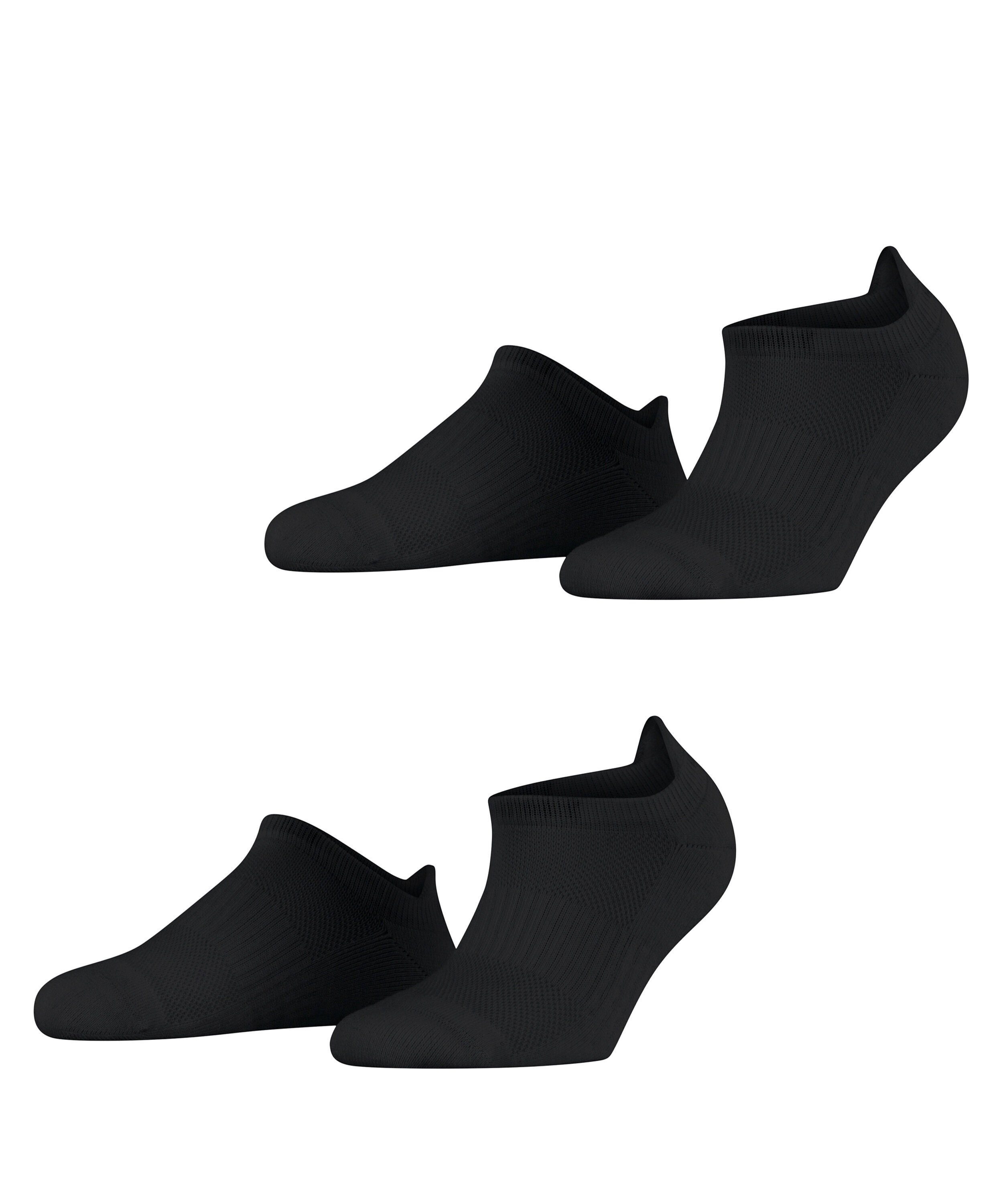 aus Basic Biobaumwolle (2-Paar) Esprit Active black (3000) Sneakersocken 2-Pack