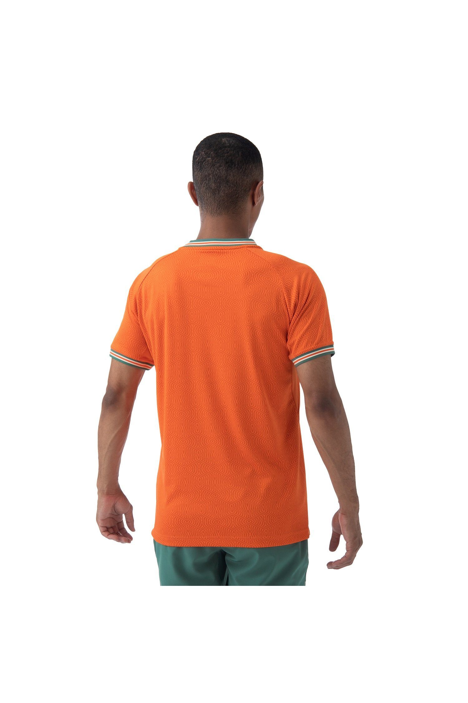 Yonex T-Shirt Crew Neck French Open (Roland Garros) 2024 orange Herren