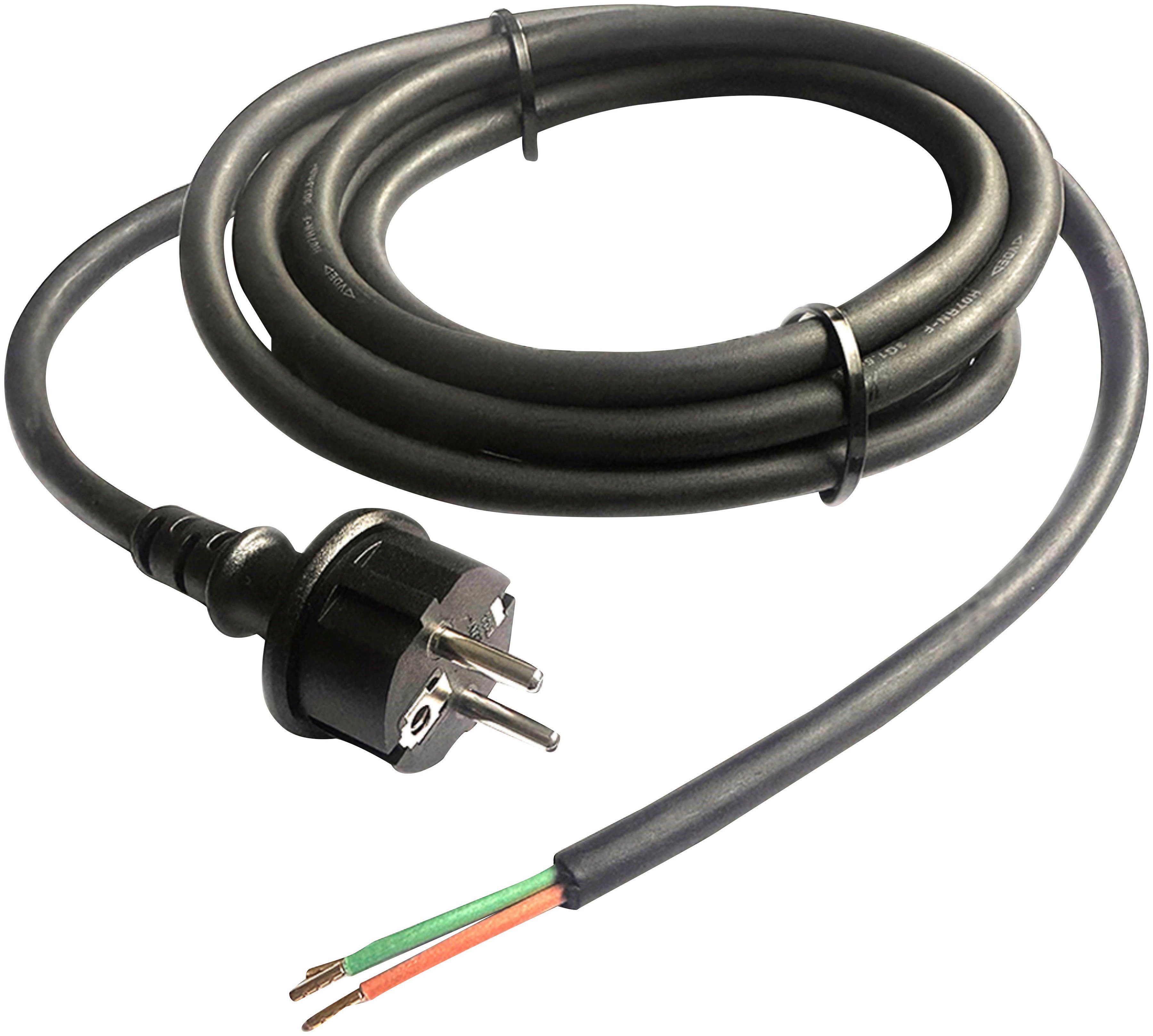 as Schwabe Elektro-Kabel, Schuko-Stecker für Balkonkraftwerk mit Anschlusskabel cm), (450