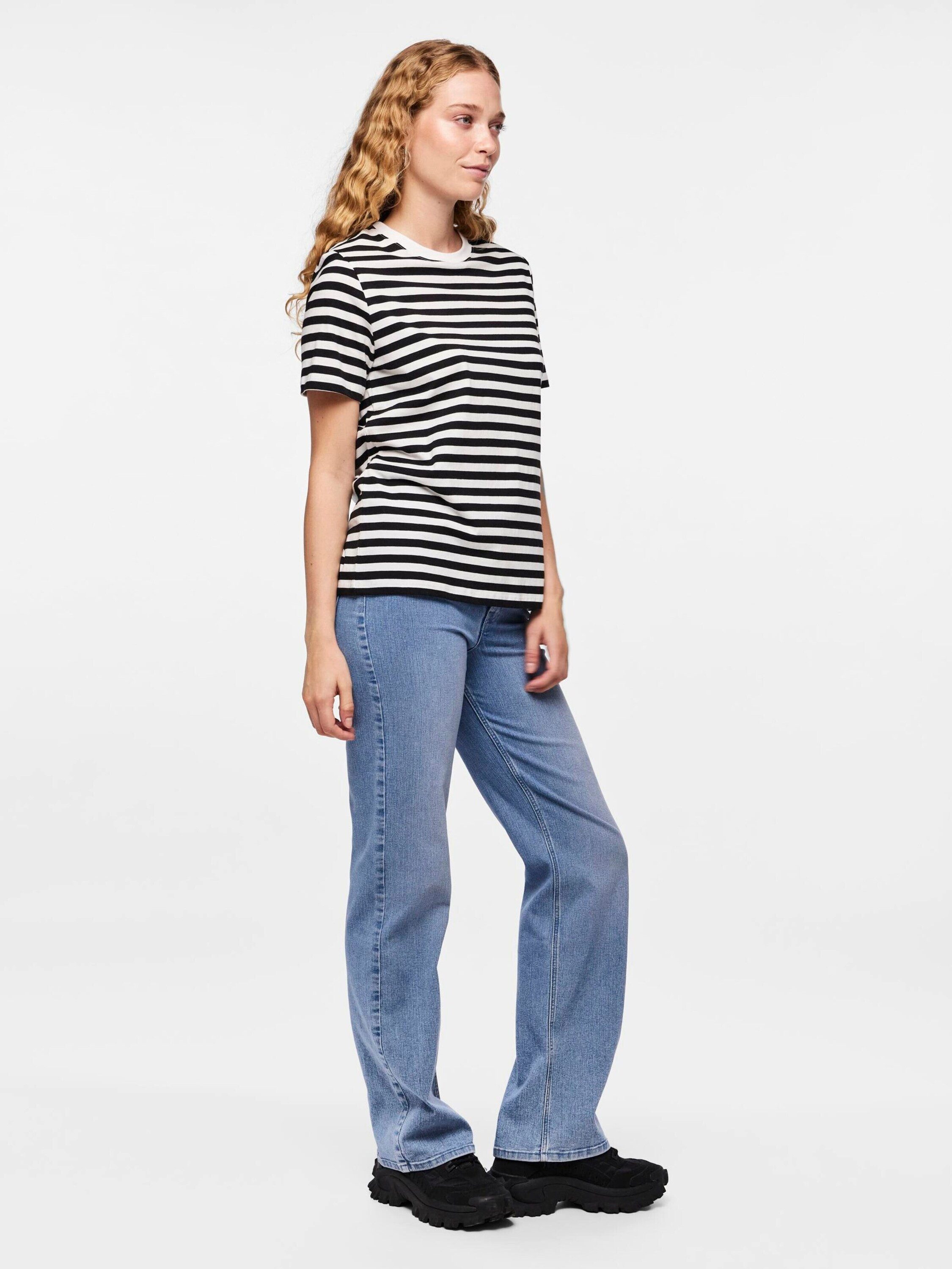 pieces T-Shirt Ria (1-tlg) Plain/ohne Details