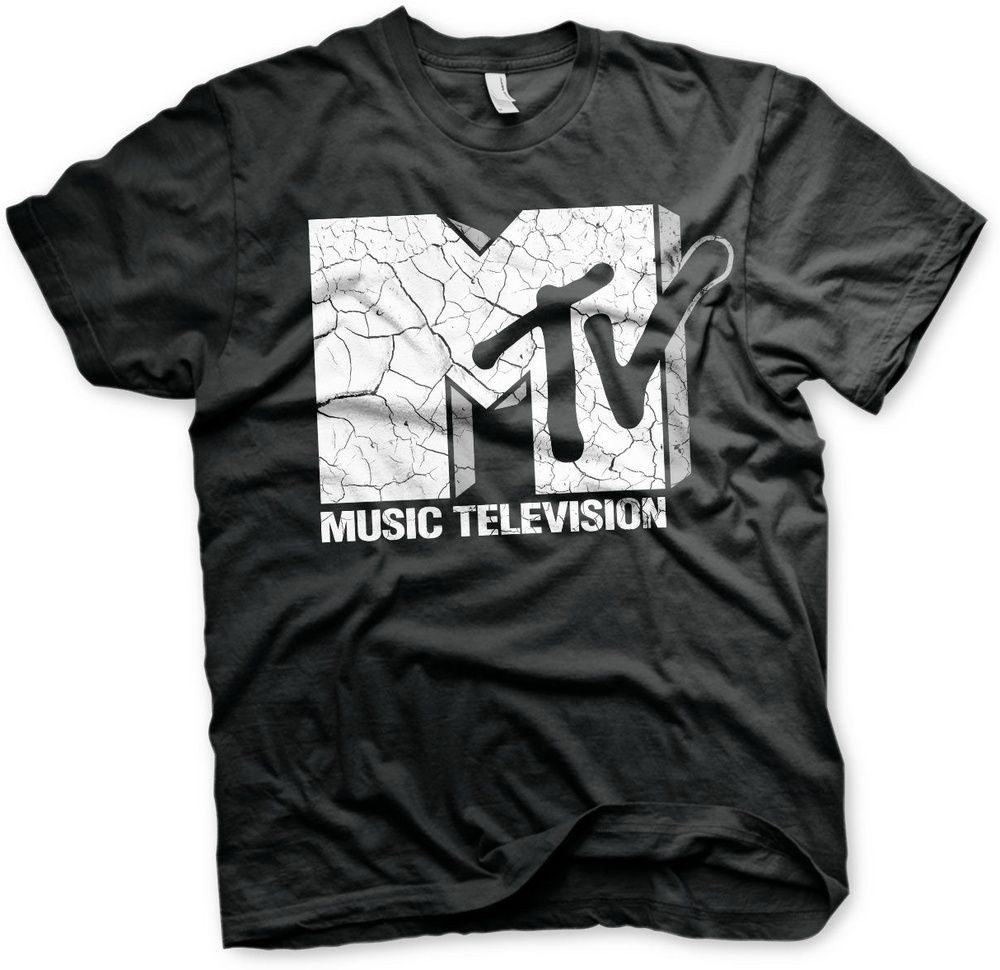MTV T-Shirt Cracked Logo Big Tall T-Shirt