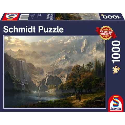 Schmidt Spiele Puzzle Wasserfall-Idylle, 1000 Puzzleteile