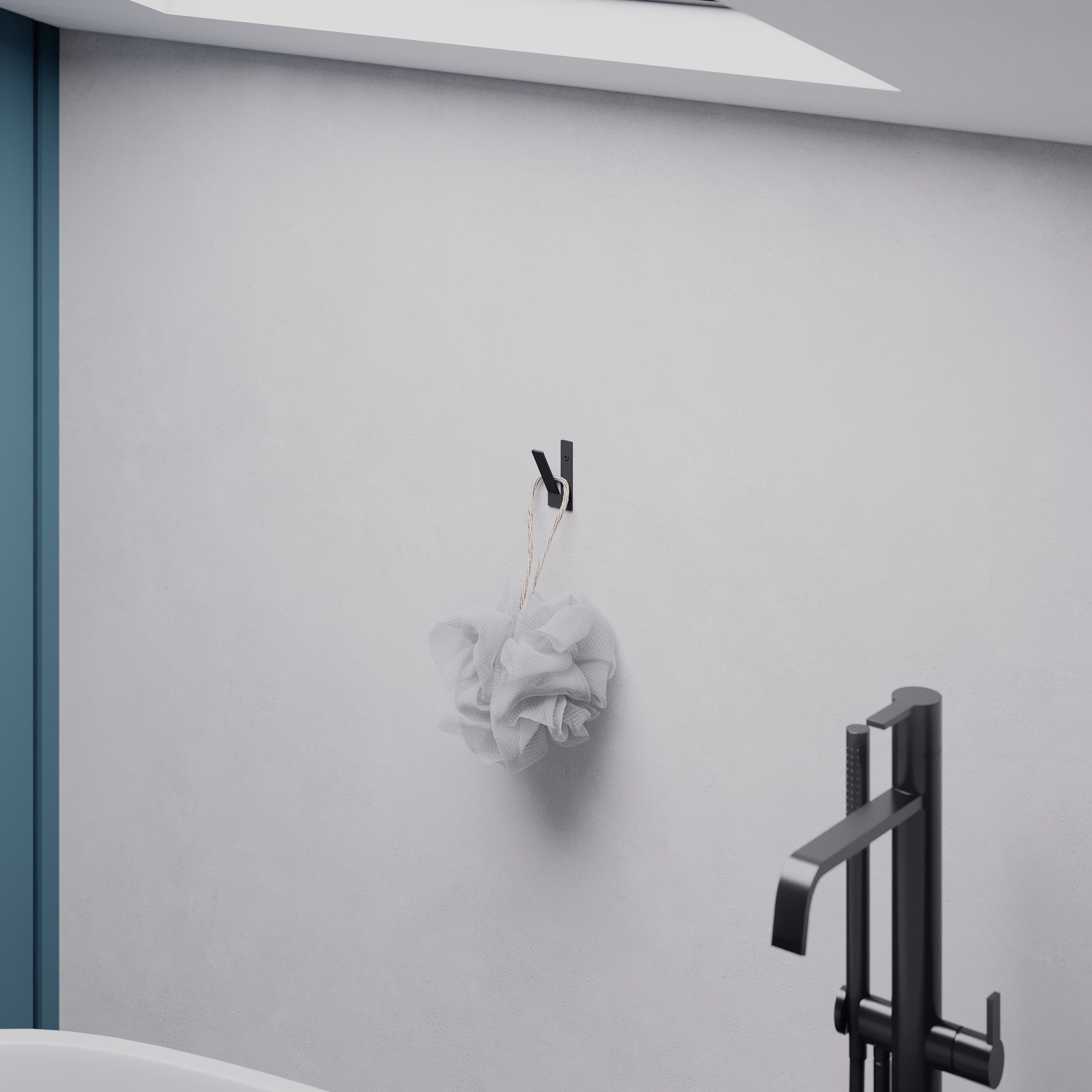Decortie Wandhaken NORA, Badezimmer, Küche, Flur, (3-St., 1 St., 3 St), METALL WANDHAKEN EINZELN UND DREIFACH