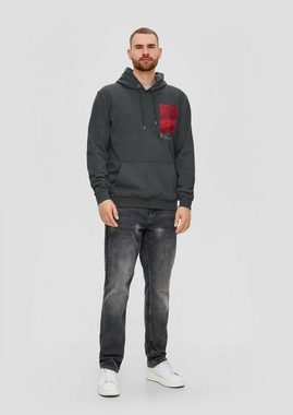 s.Oliver Sweatshirt Kapuzensweater mit Frontprint