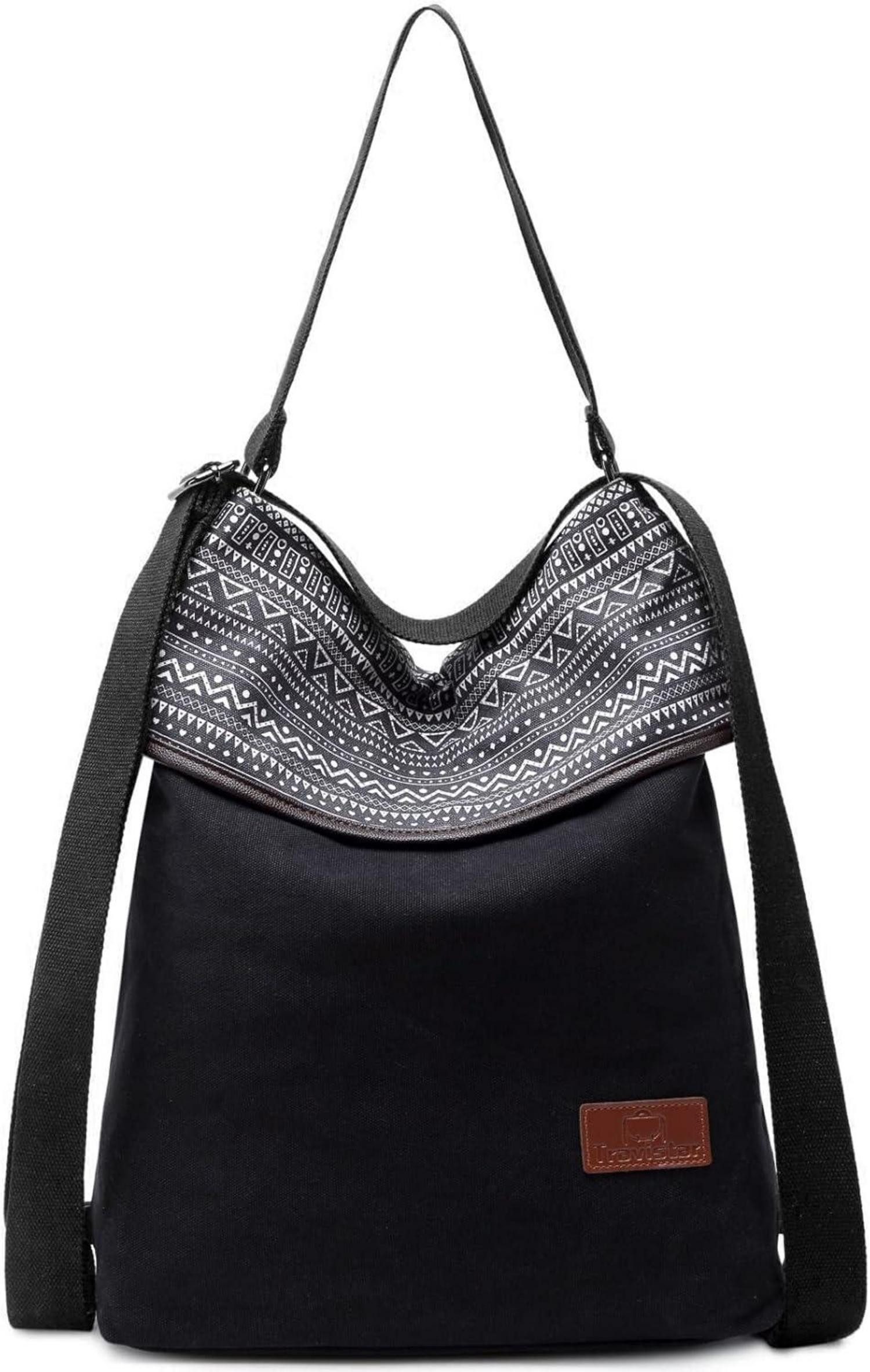 LuxusKollektion Schultertasche Canvas Damen Schultertasche Rucksack Vintage Handtasche Diebstahl Hobo