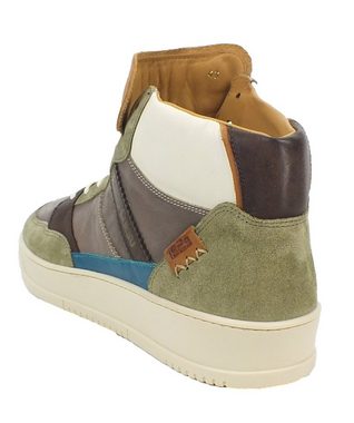 Kamo-Gutsu Herren Leder Sneaker Verde Taupe Combi Sneaker Wechselfussbett