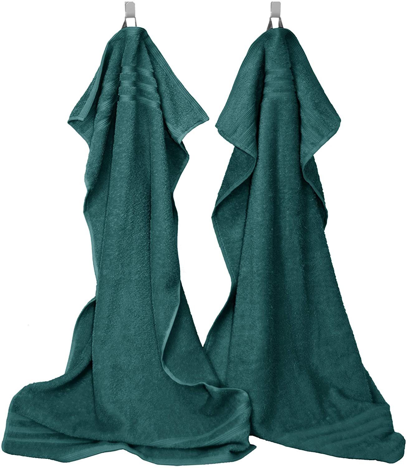 Opa, Frottee für Großes Handtuch Duschtuch cm Opal Bestickt, Reserviert Grün Lashuma Badehandtuch (1-St), 70x140