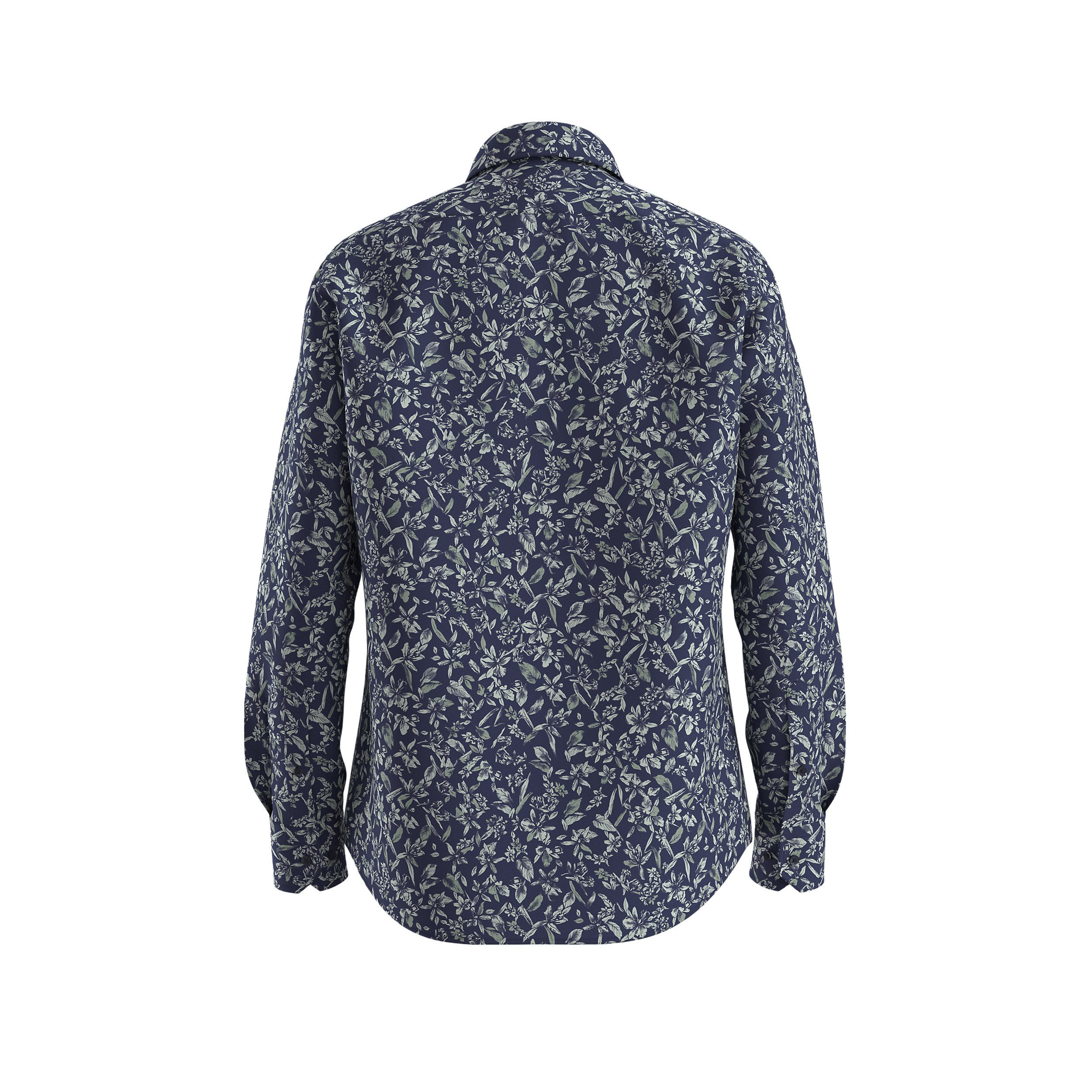 BOSS Langarmhemd Joe mit floralem Muster günstig online kaufen