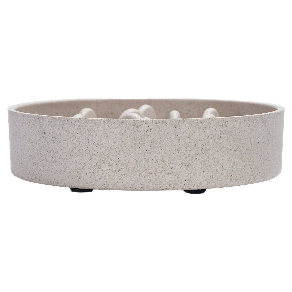 Designed By Lotte Antischlingnapf Antischling-Napf Pom beige aus Bambus für Hunde