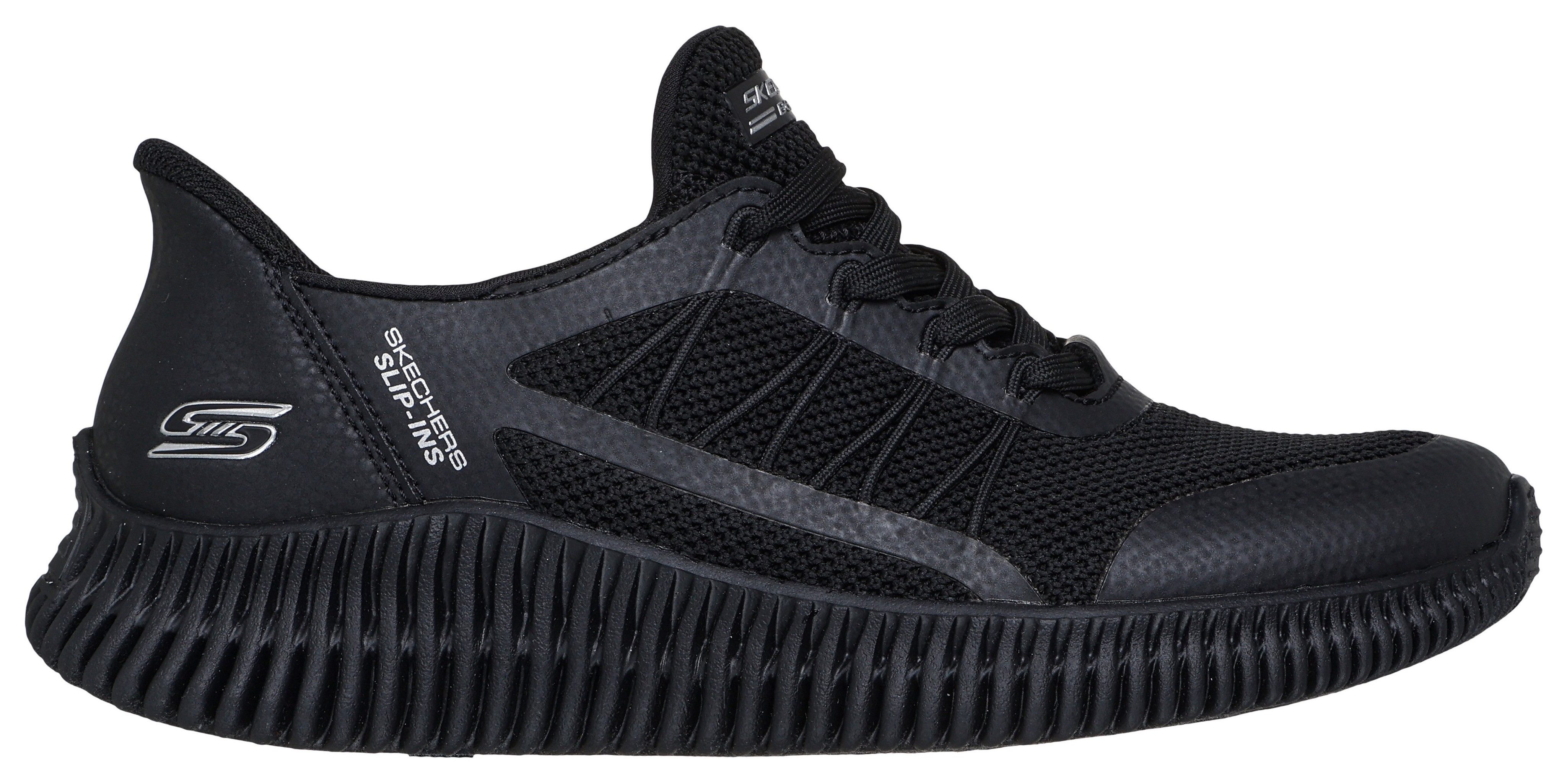 Skechers BOBS GEO LITE Sneaker Praxischuh, Freizeitschuh, Komfortschuh mit Slip-ins