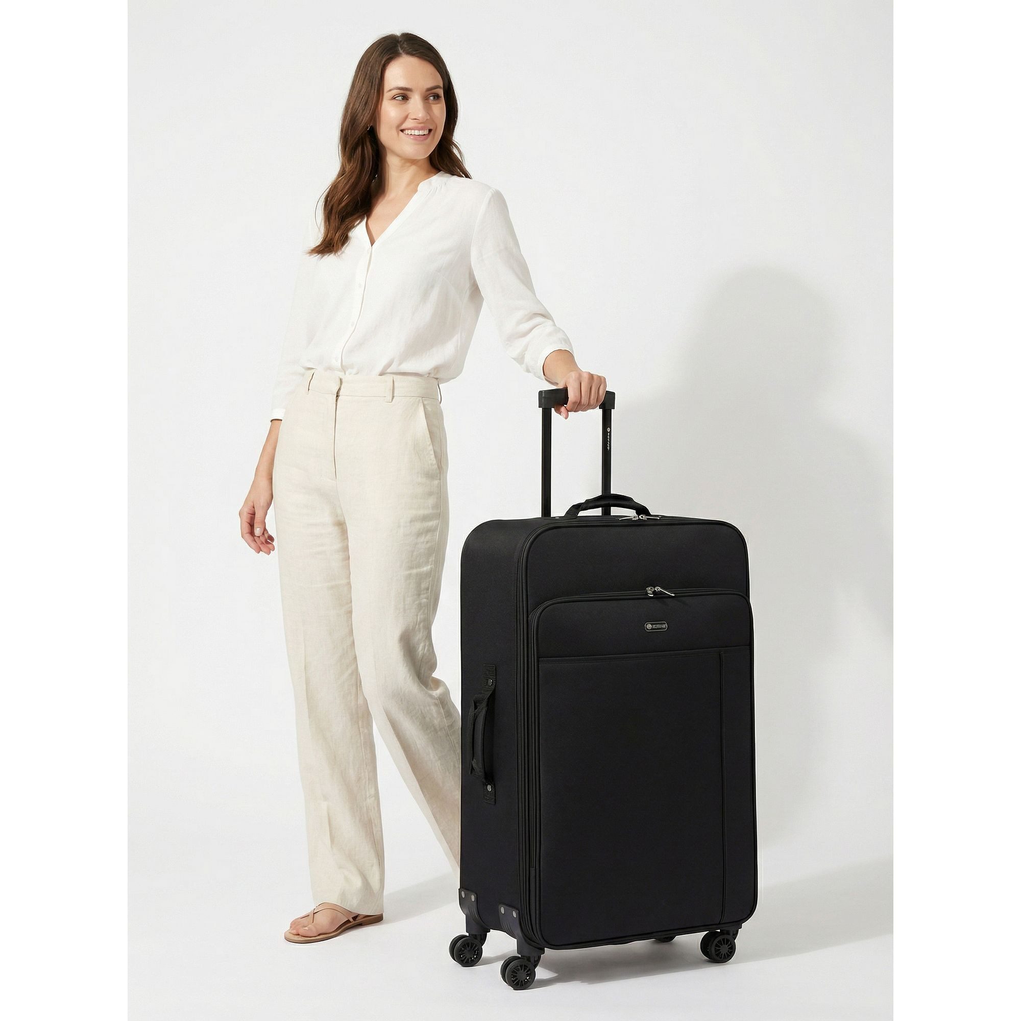 CHECK.IN® Weichgepäck-Trolley Sevilla 3.0, 4 Rollen, Polyester