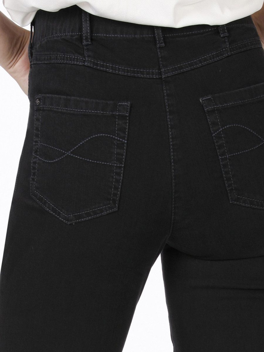 STARK DIE HOSE Stretch-Jeans Style GRETA, Damen Jeans, unsichtbaren Dehnbund, auch Kurzgröße OEKO-TEX® Standard 100