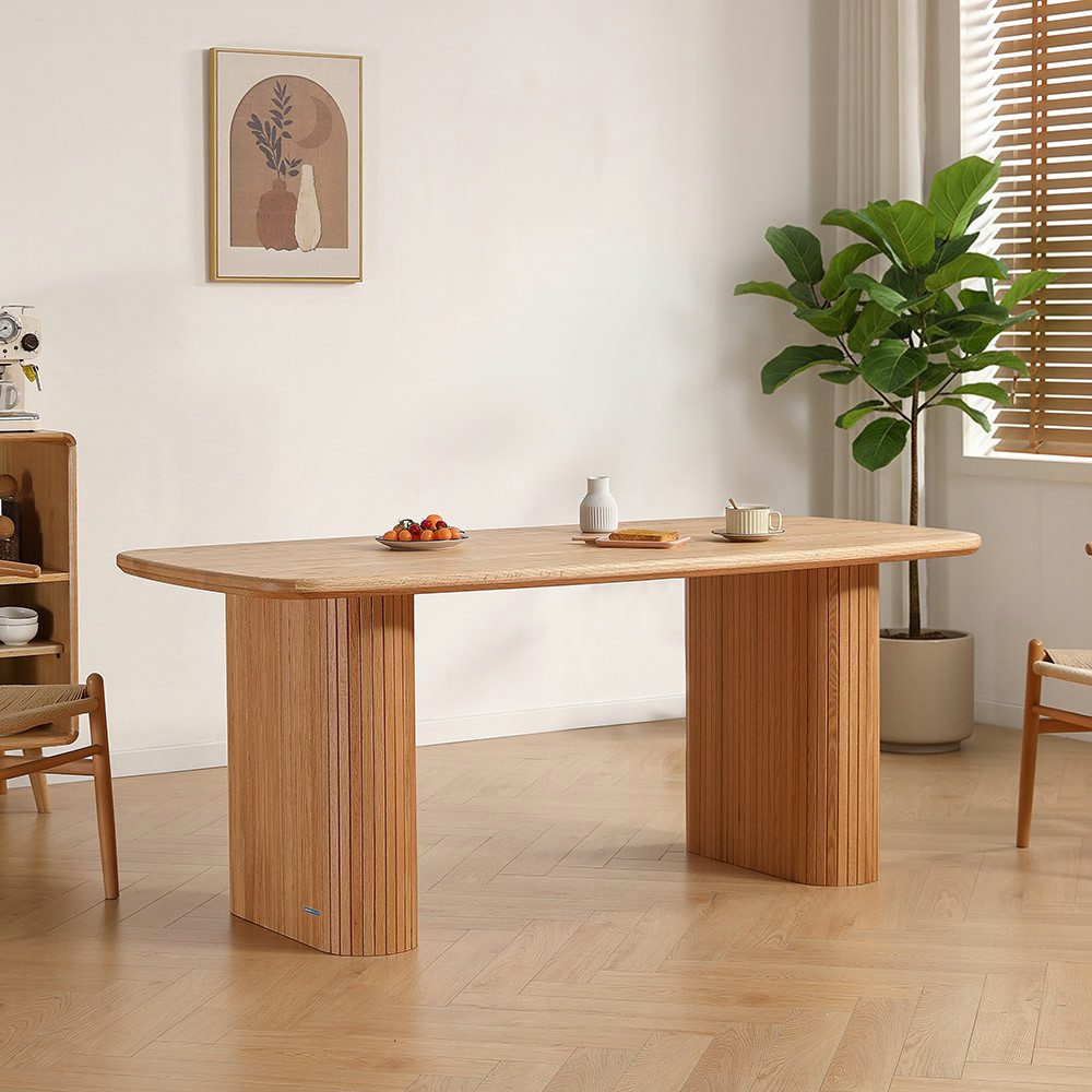 HOME DELUXE Esstisch Eiche geölt - ARENOS, Echtholztisch, Hochwertiges Eich günstig online kaufen