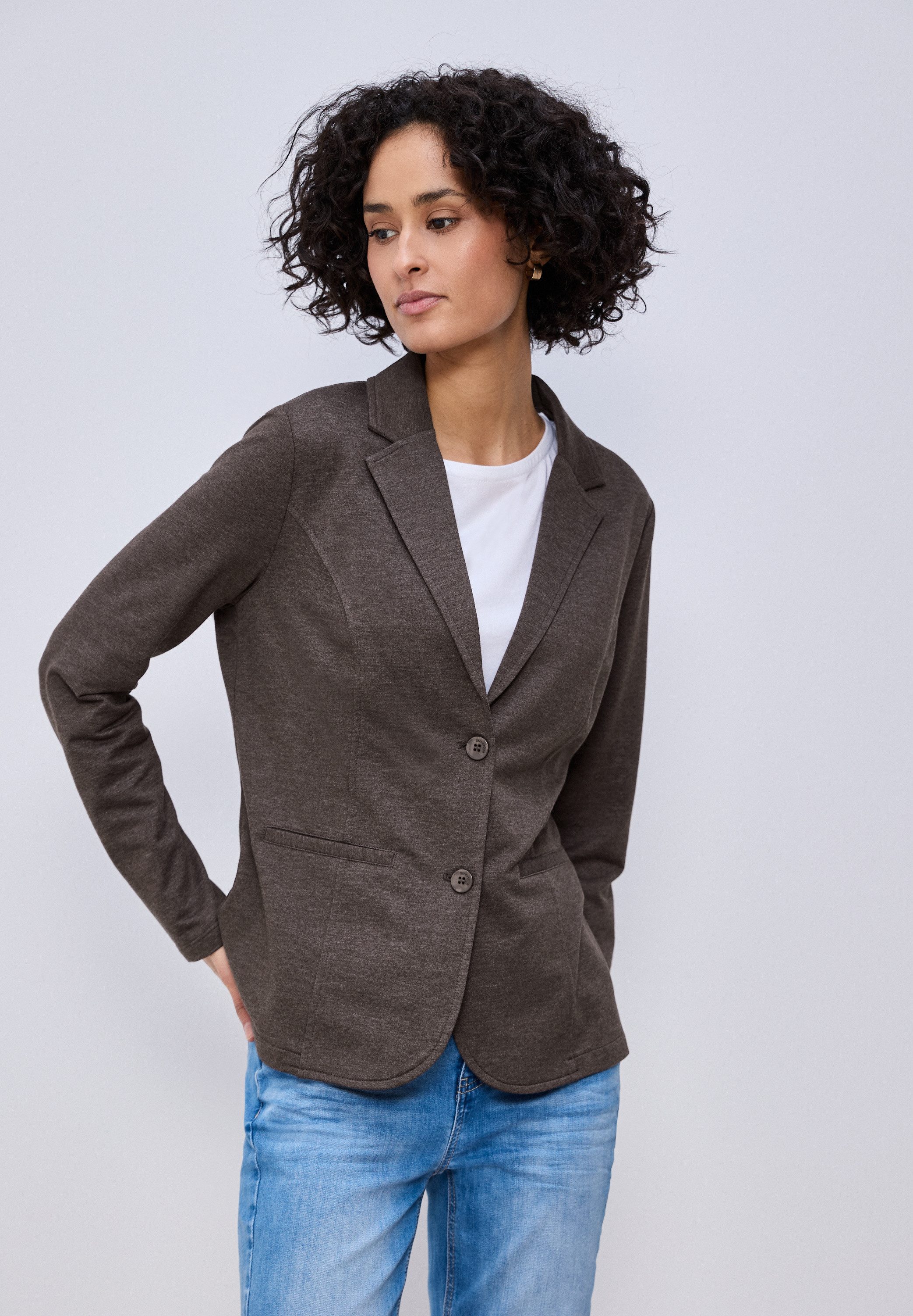 STREET ONE Sweatblazer im soften Baumwoll-Mix