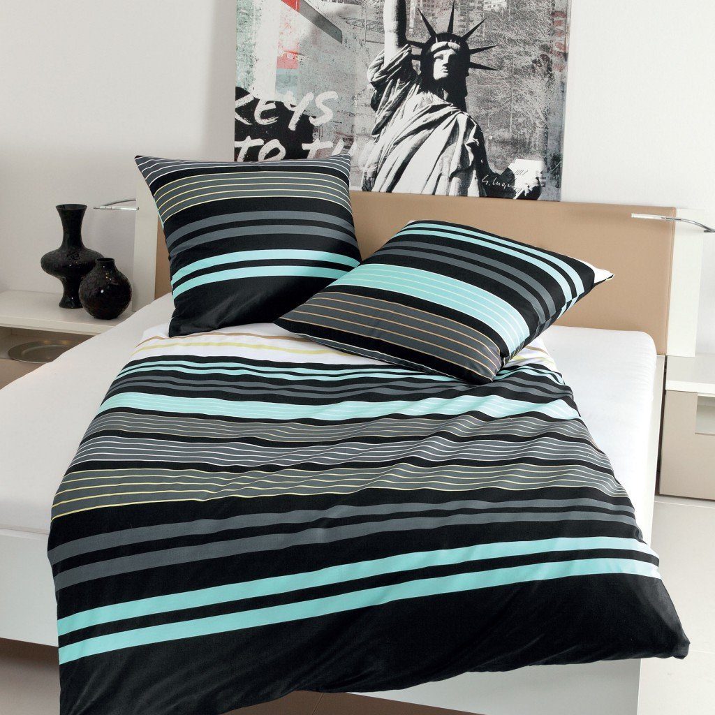 Janine Bettwäsche J.D. 8464 02 Aqua günstig online kaufen