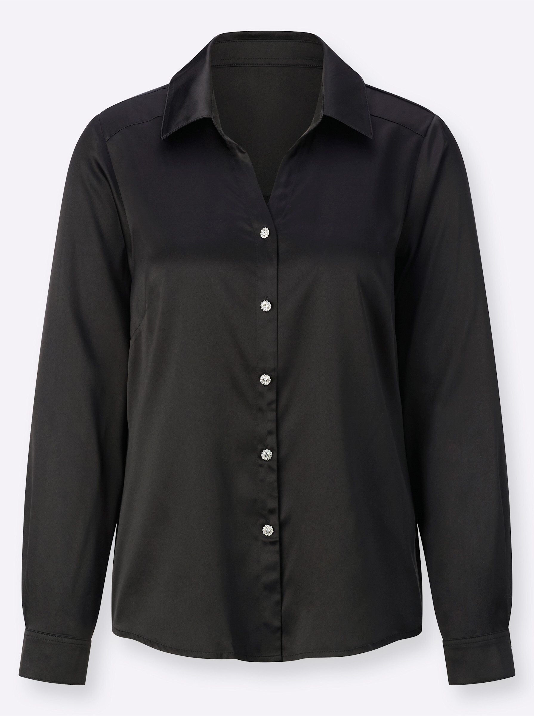 creation L Klassische Bluse Satinbluse günstig online kaufen
