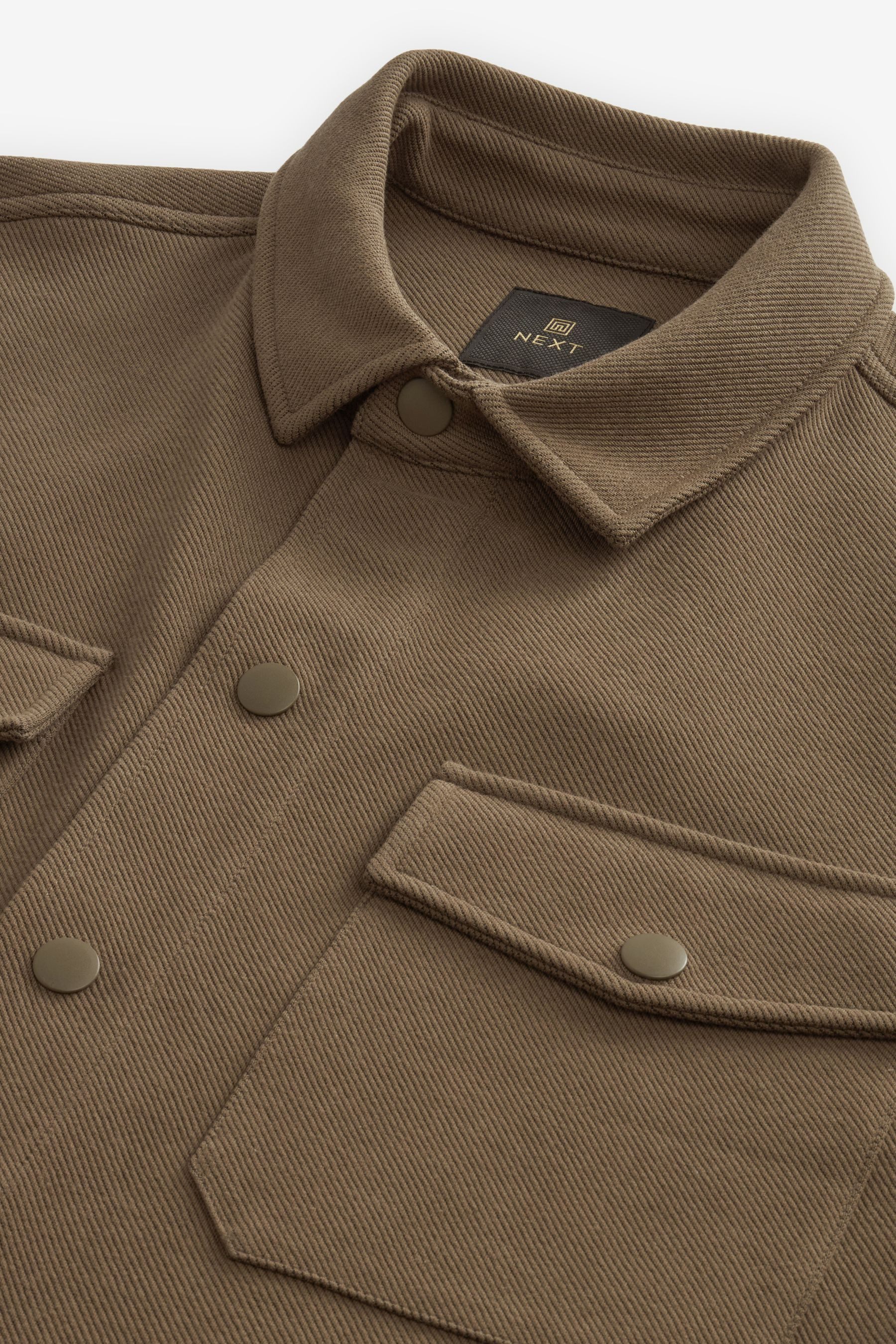 Next Hemdjacke Hemdjacke aus Jersey (1-St)