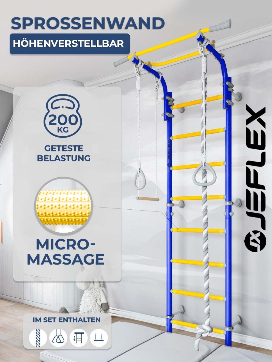 Jeflex Sprossenwand ClimbMaxx M2, Wandmontage