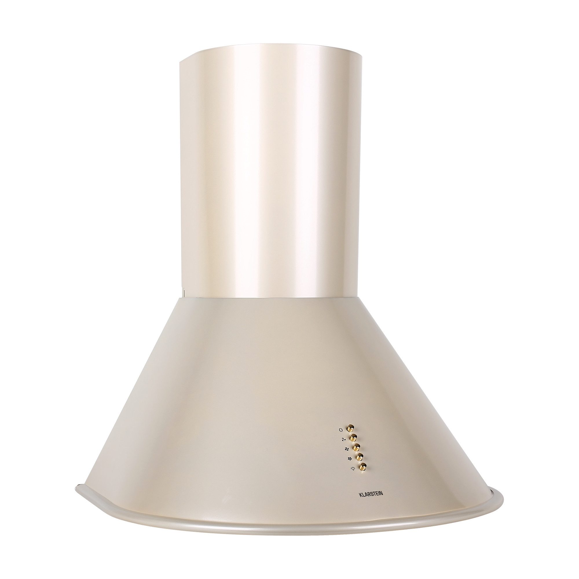 Klarstein Deckenhaube Lumio Retro-Dunstabzugshaube 60cm 490 m³/h LED-Leuchten