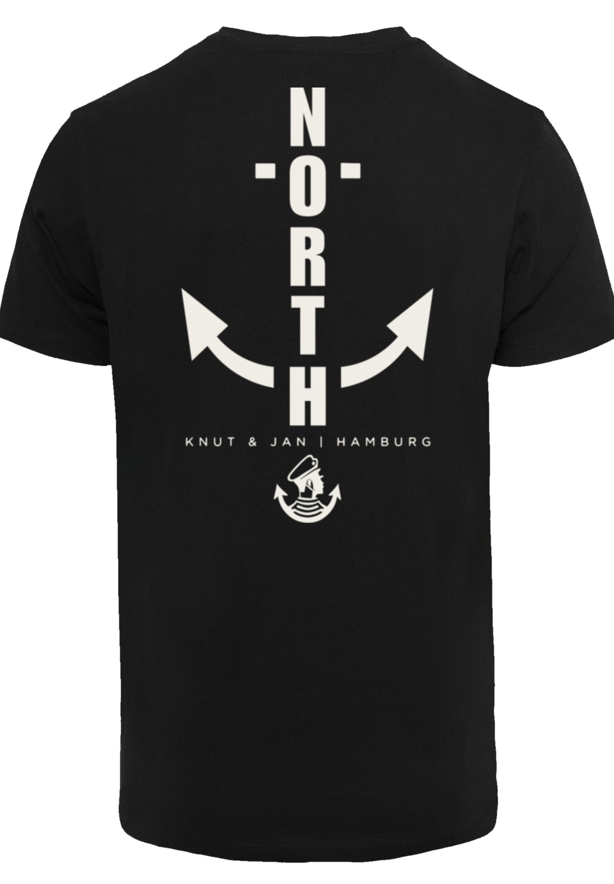 F4NT4STIC T-Shirt North schwarz Anchor Print