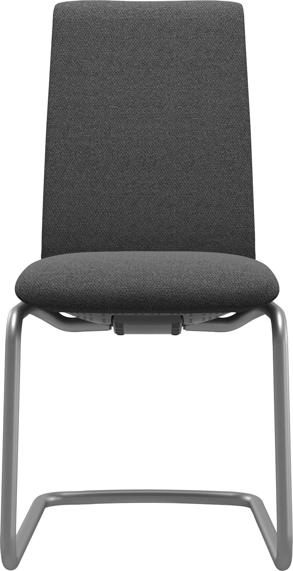 matt Chrom Low aus M, Stressless® in Laurel, Beinen mit Polsterstuhl Back, Größe Stahl