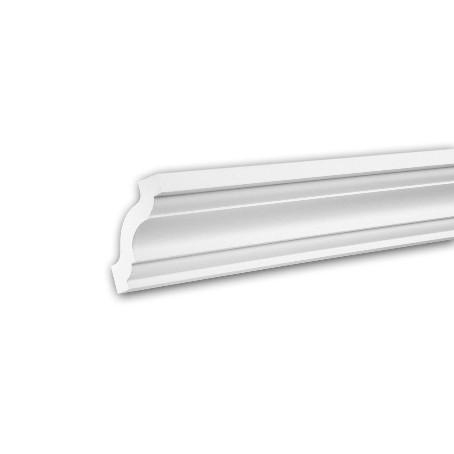 Profhome Flexprofil 150141F flexible Eckleiste Stuckleiste aus flexiblem Polyurethan 2 m (Profilleiste, 1-St., Flexible Eckleiste, Stuckleiste, Zierleiste, 2 m), Profilleiste