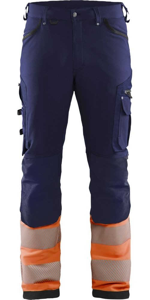 Blåkläder Arbeitshose High Vis Arbeitshose 4-Wege-Stretch Ohne Werkzeugtaschen