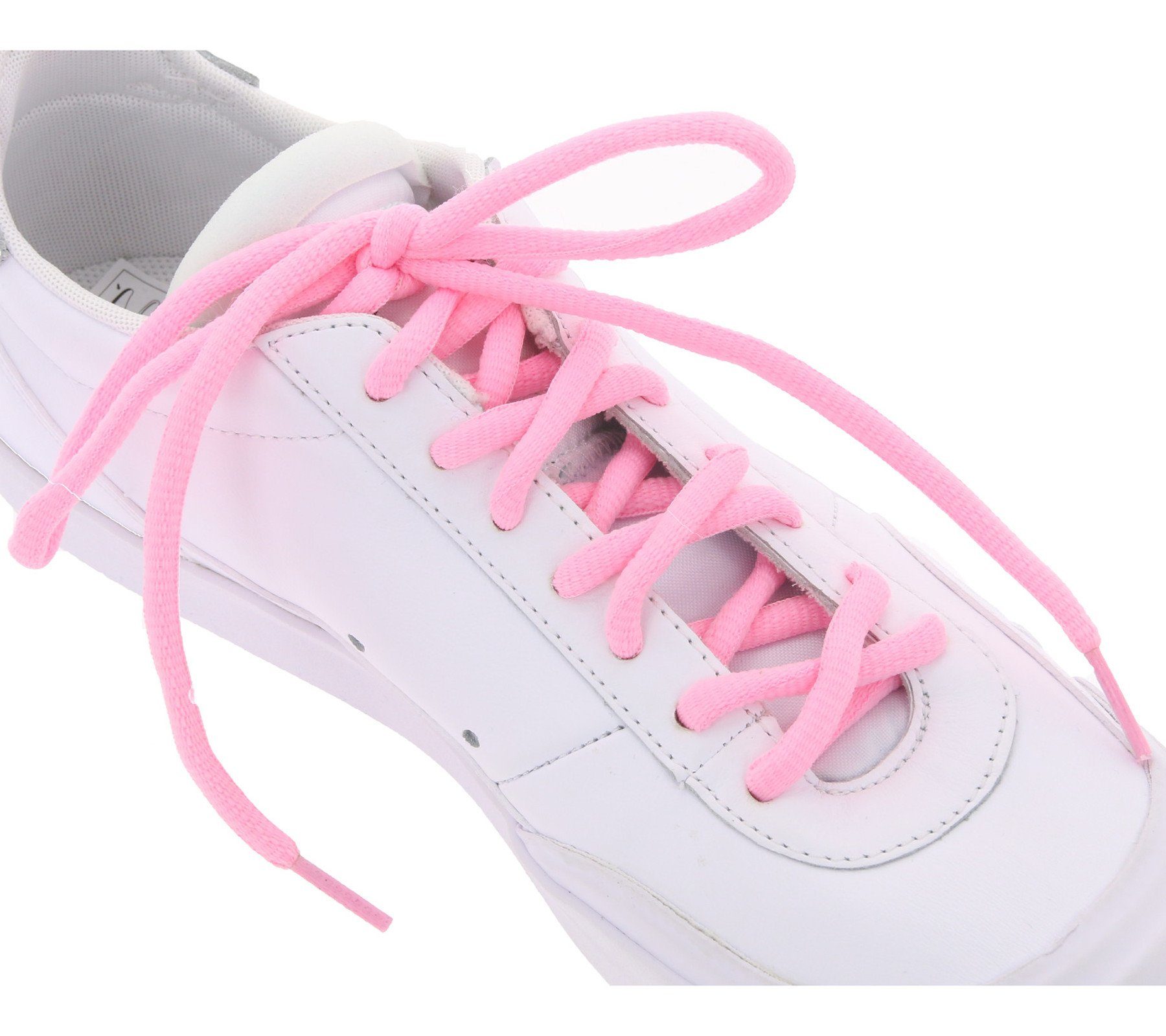 Schnürbänder neonfarbene Tubelaces Schuh TubeLaces Schnürsenkel Pink Schuhbänder Schnürsenkel