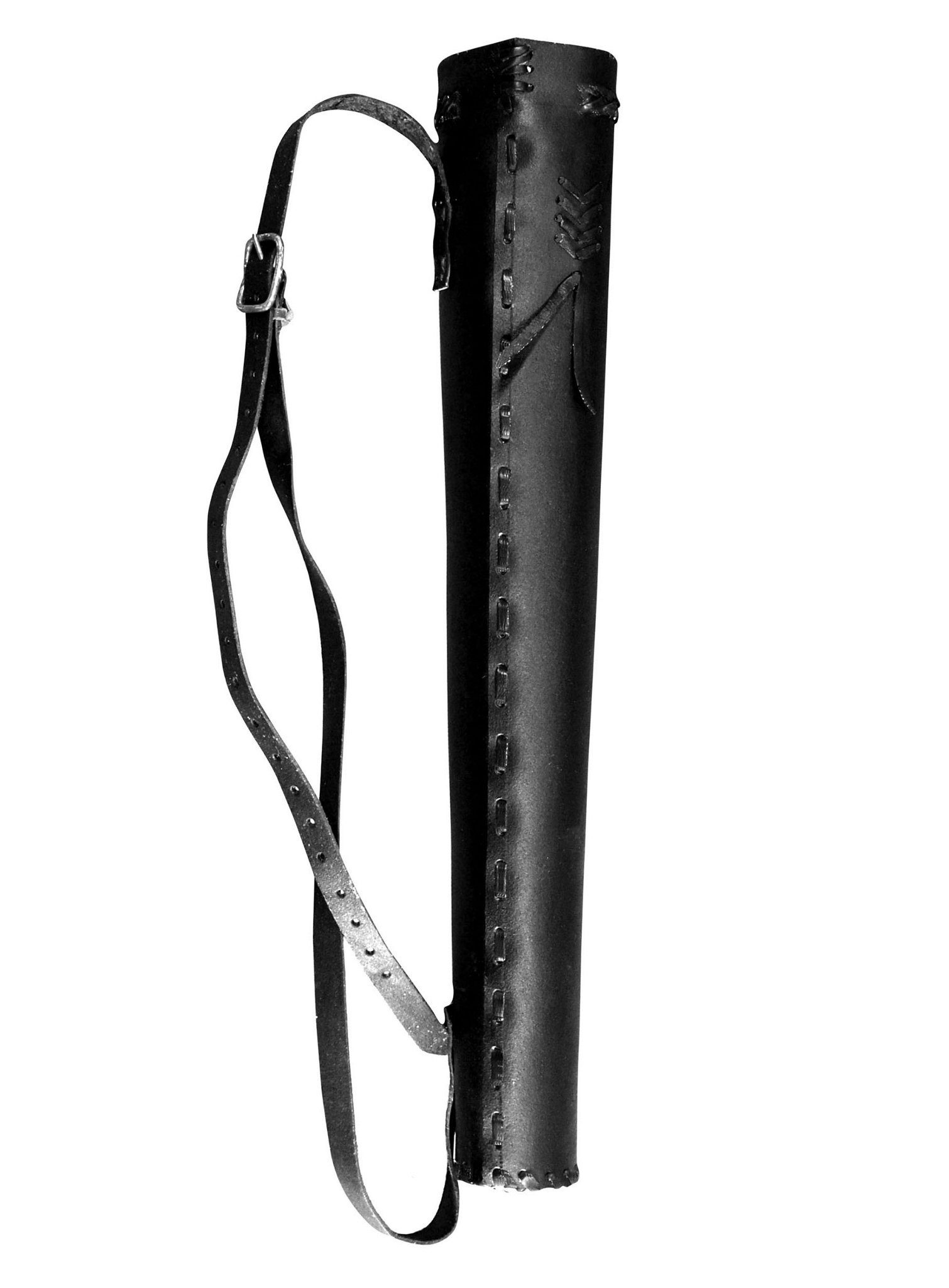 Kostüm Köcher - Scharfschütze, schwarz