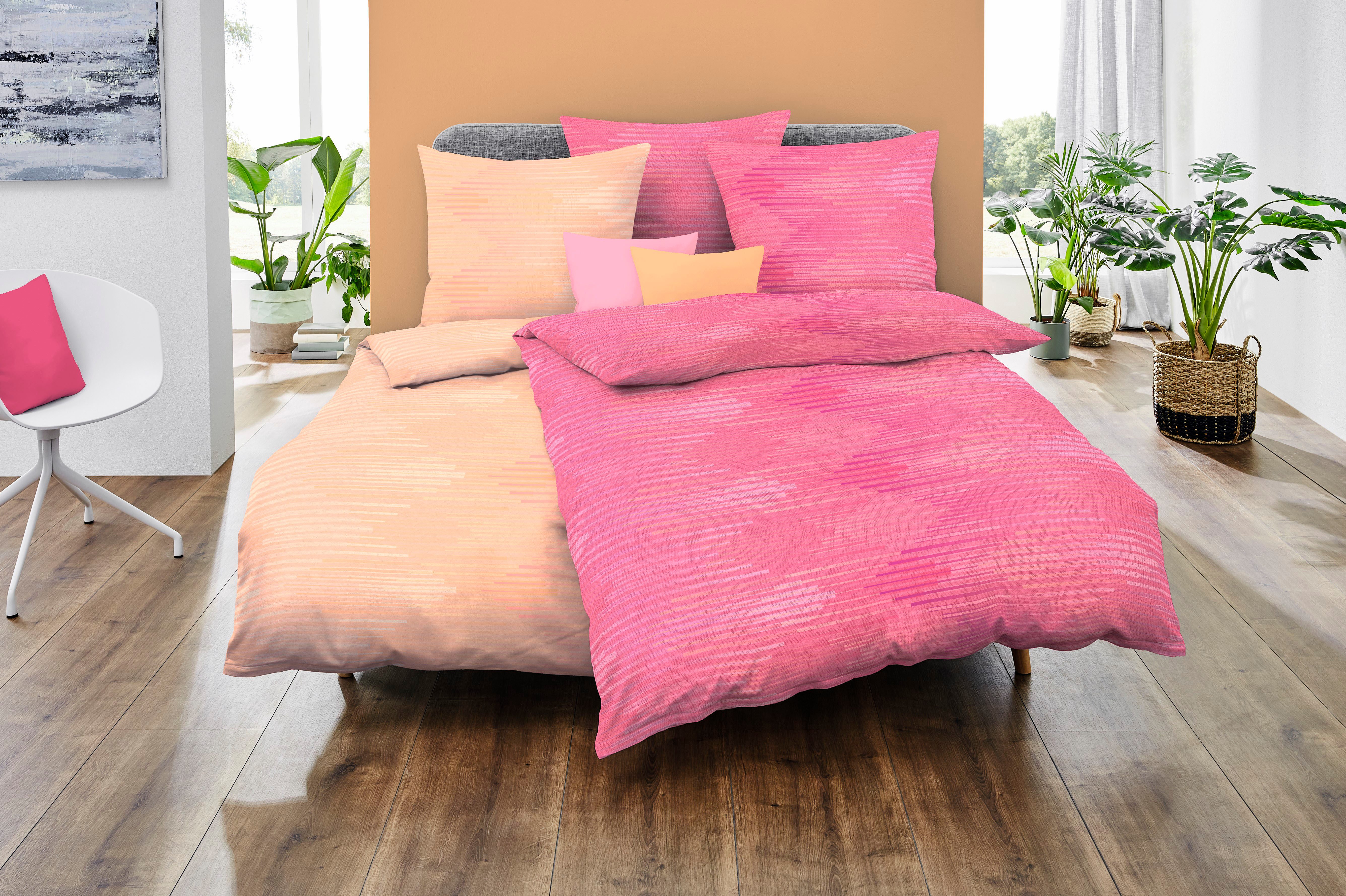 Kaeppel Bettwäsche Ikat, Mako-Satin, 2 teilig
