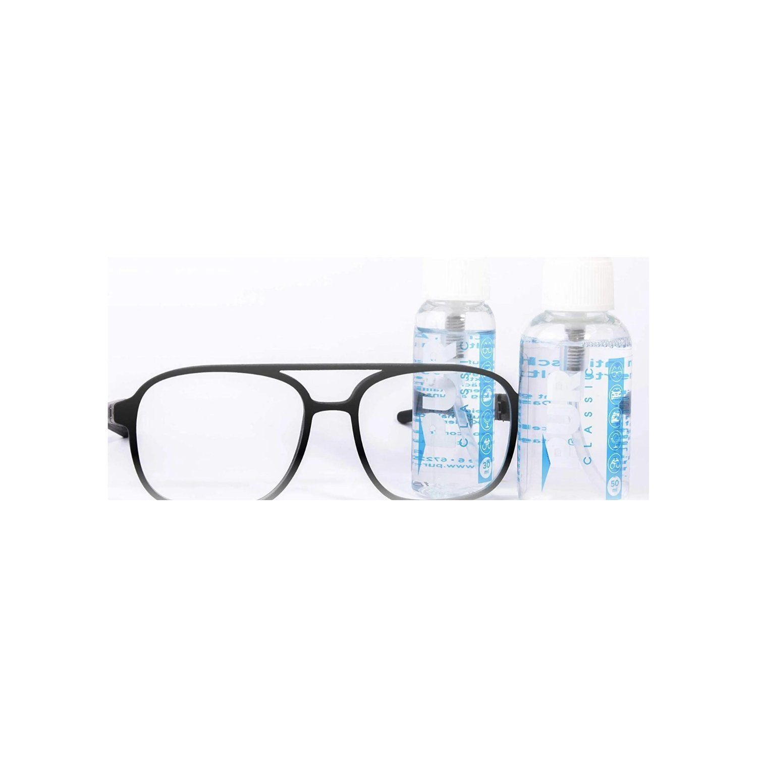 PUR PREMIUM Brille Antibeschlag Bad Autoscheiben,Helmvisiere, Ideal Brillen, für Spray