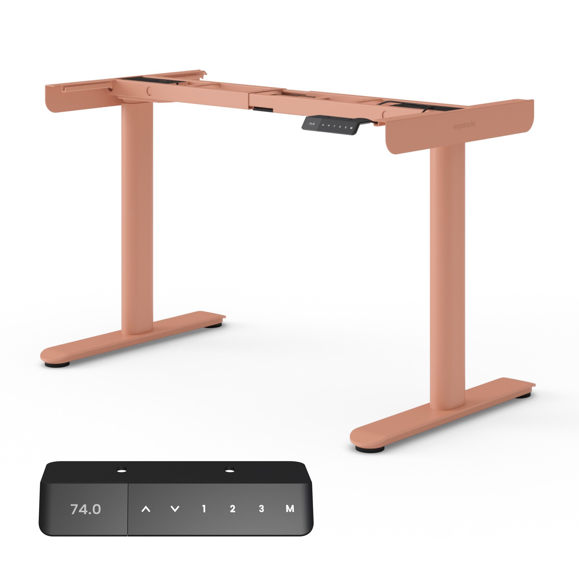 Ergotopia Schreibtisch Desktopia One (elektrisch höhenverstellbarer Schreibtisch Gestell), elektrisch höhenverstellbares Tischgestell