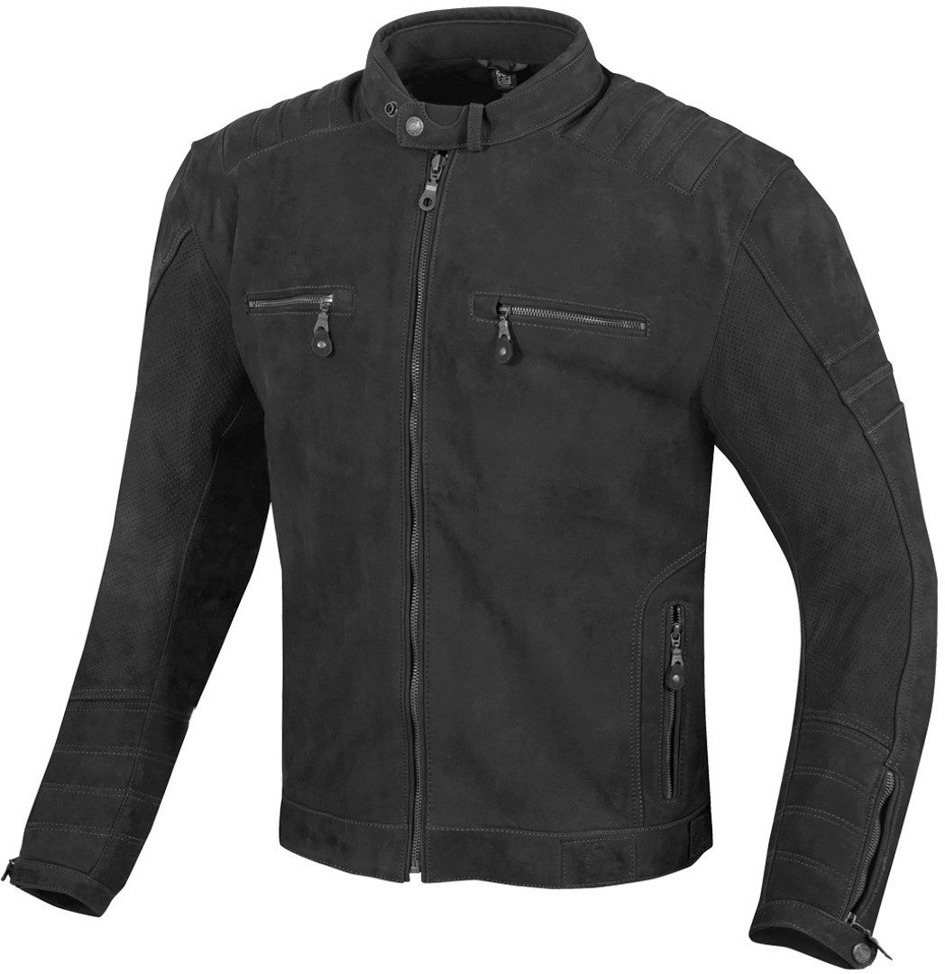 Merlin Motorradjacke Miller Motorrad Lederjacke perforiert,herausnehmbares Innenfutter