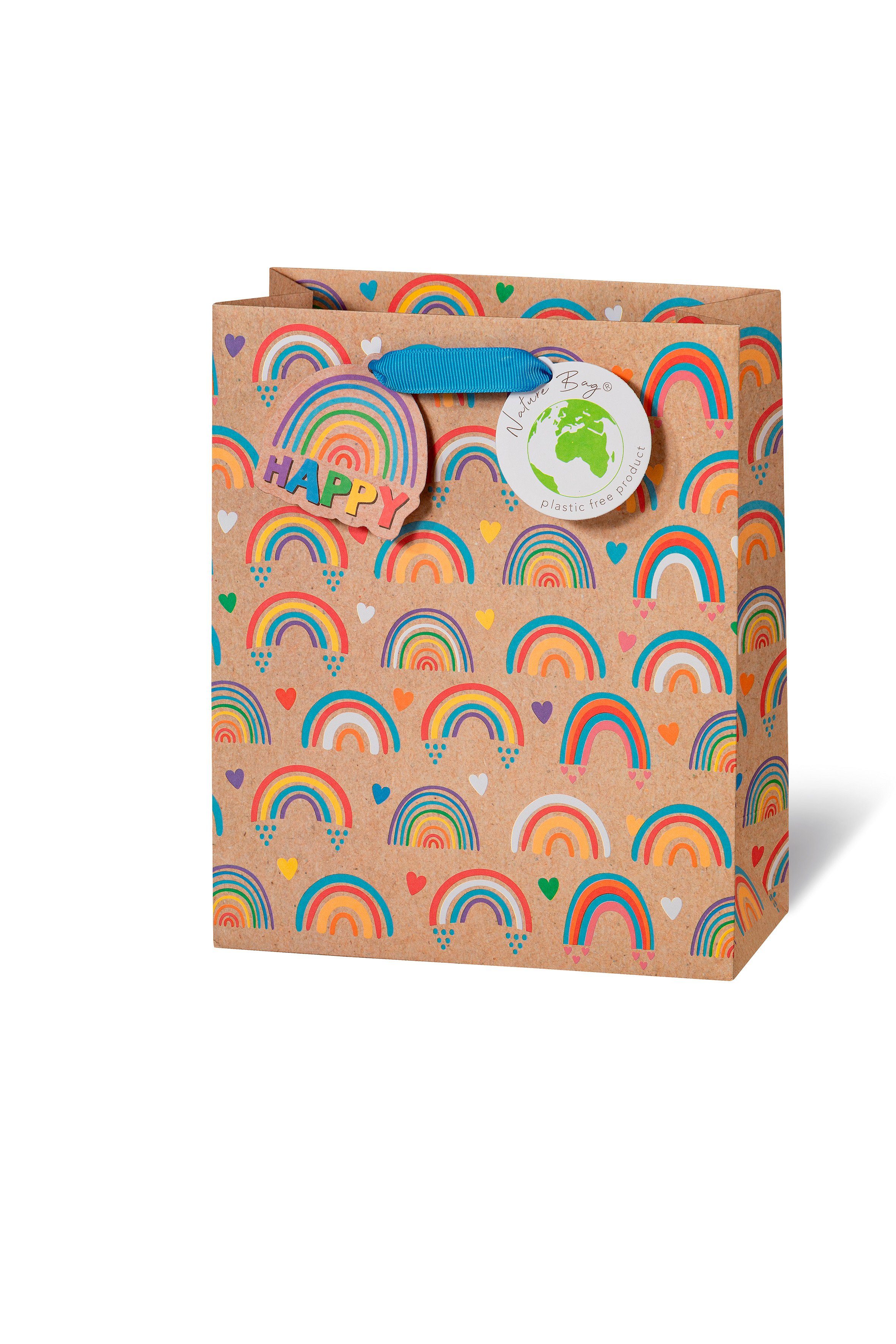 BSB Grußkarten Tasche medium - Buch Format - 23x19x9 cm - BSB - Regenbogen