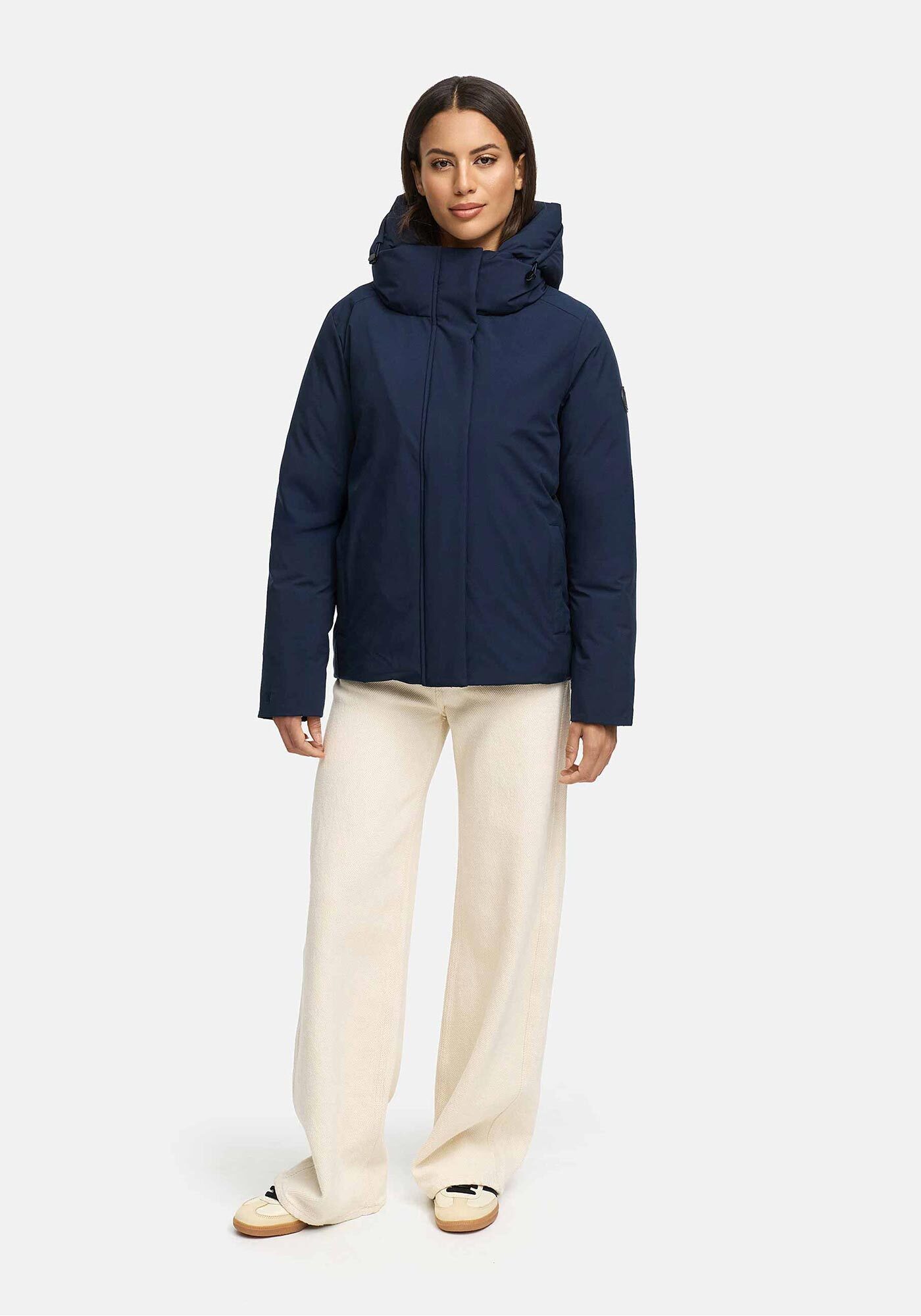 Marikoo Winterjacke Yeminaa warm für den Winter - hinten länger geschnitten