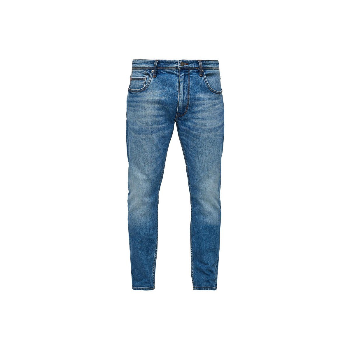 (1-tlg) s.Oliver regular Straight-Jeans blau