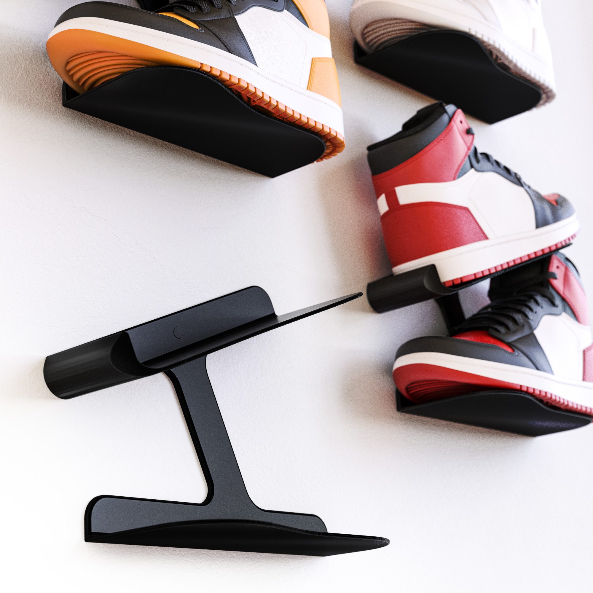 Mobilefox Schuhregal Sneaker Wandhalterung Schuh Regal günstig online kaufen