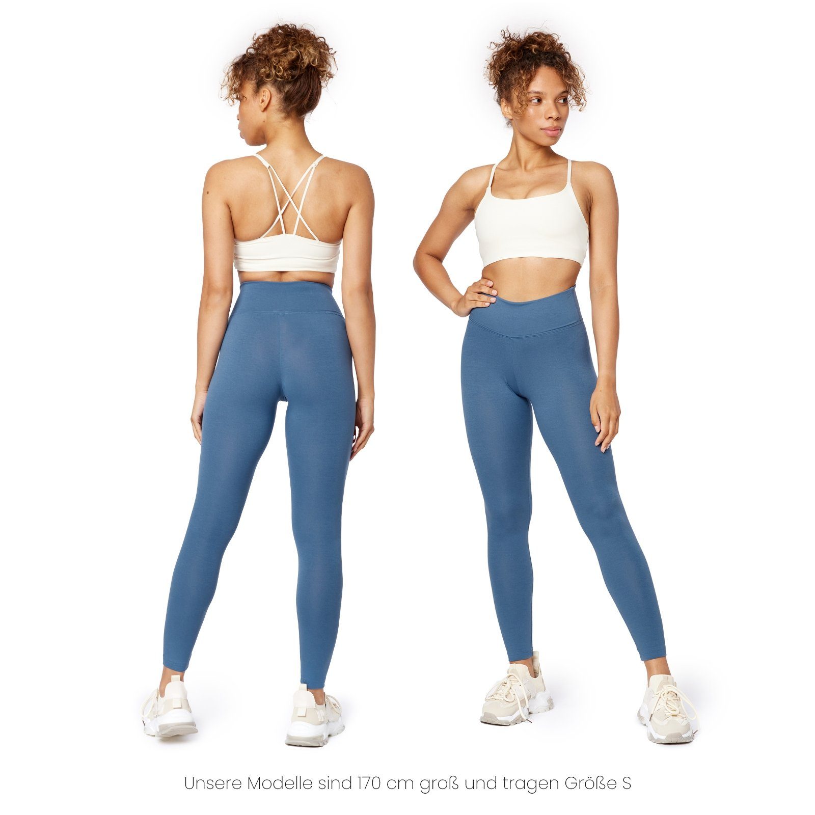 Bellivalini Highwaist Leggings Damen Lange Leggings günstig online kaufen