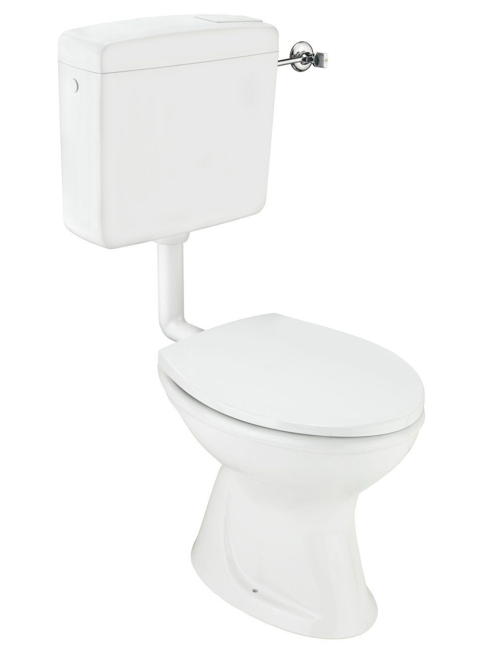 Tiefspül-WC Cornat Komplett-Stand-Tiefspül-WC inkl. WC-Sitz