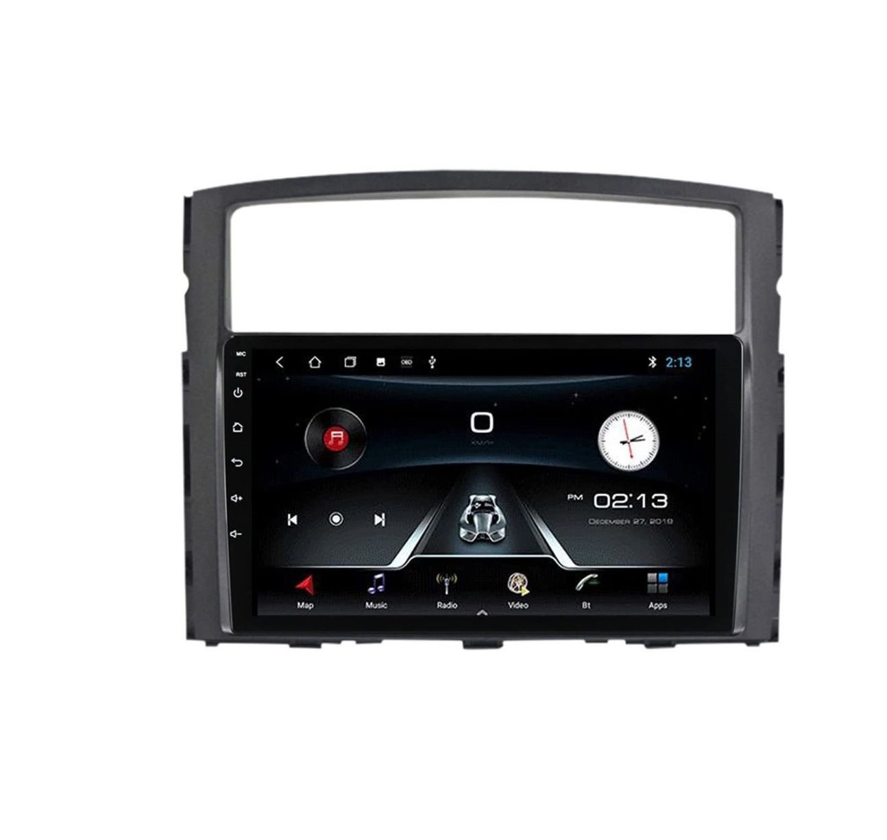 GABITECH 9'' Android 13 Carplay RDS für Mitsubishi Pajero 2006-2014 Autoradio (Drahtloses Apple Carplay und Android Auto)