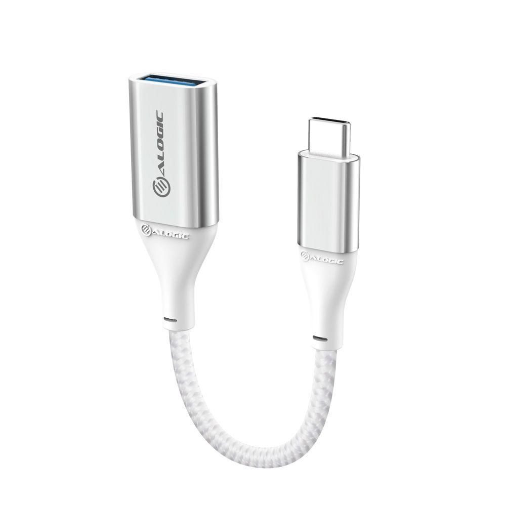 ALOGIC Adapter Ultra USB 3.1 USB-C to USB-A 15cm silber Computer-Kabel