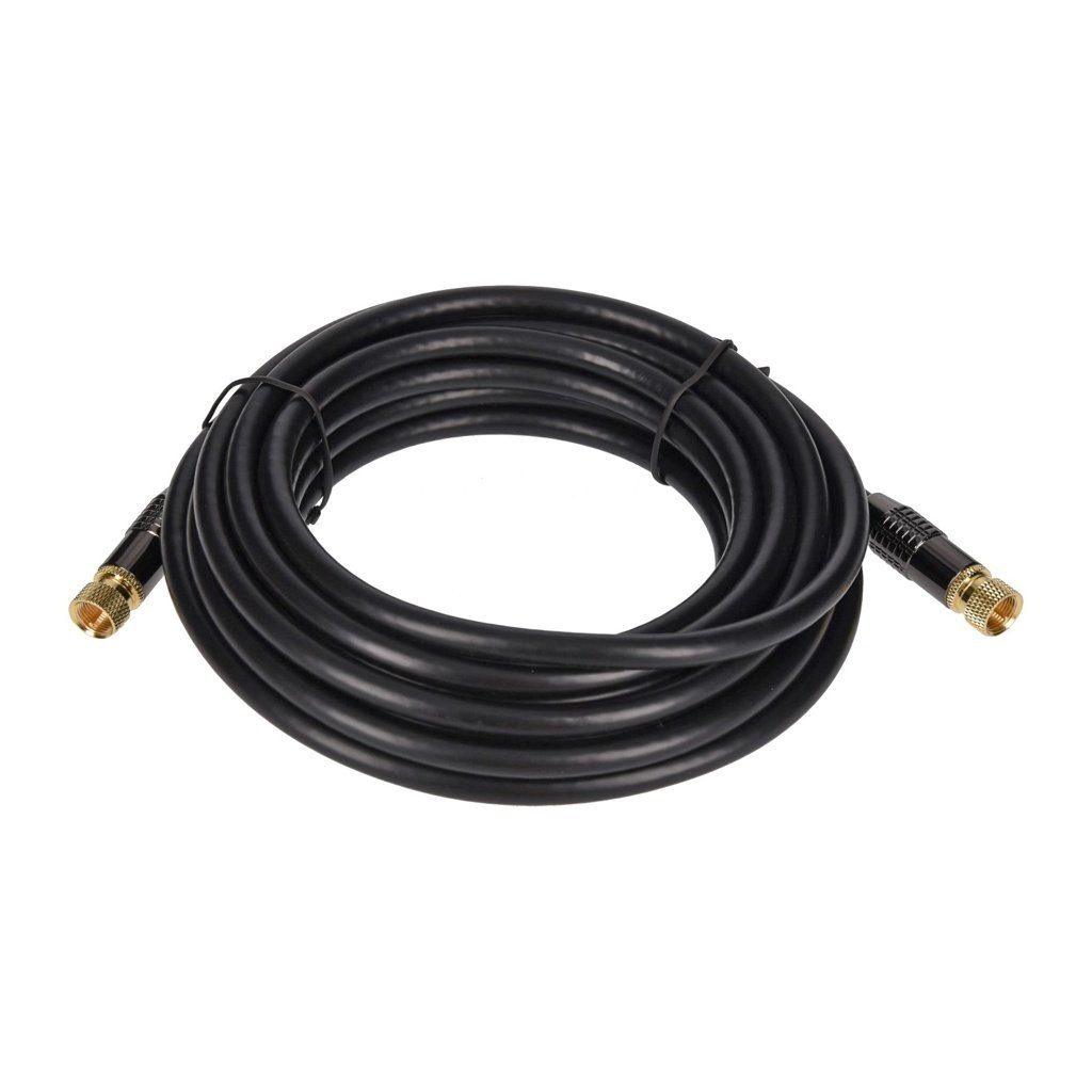 SAT-Halterung SAT-Kabel in schwarz, gerade 5m
