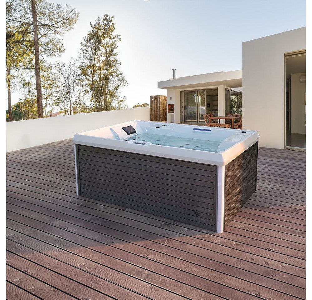 Thumbnail - HOME DELUXE Whirlpool Outdoor Whirlpool STREAM, (1-tlg), inkl. Heizung, 24 Massagedüsen & 31 LED's