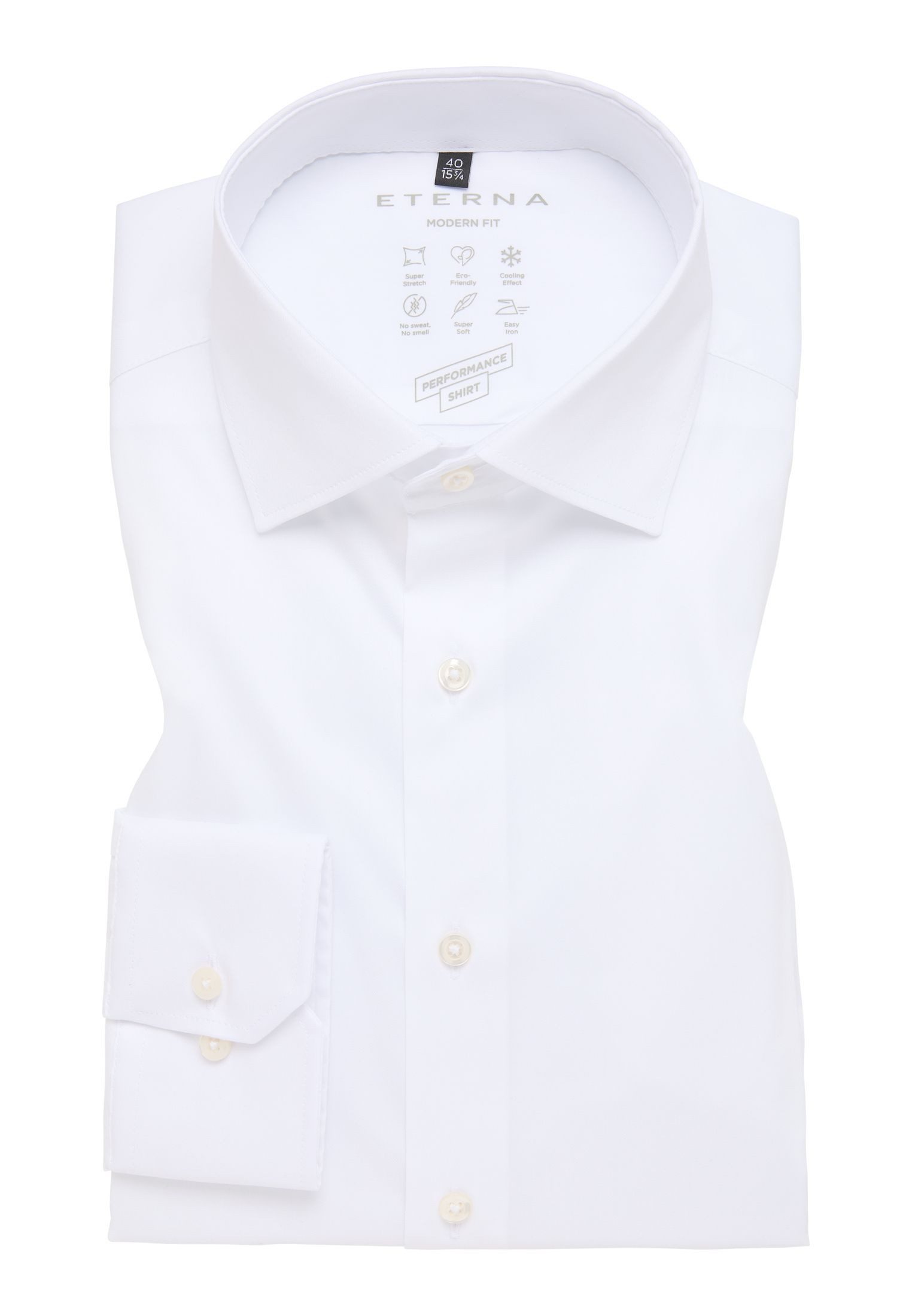 Eterna Langarmhemd "MODERN FIT", EASY IRON (bügelleicht) günstig online kaufen
