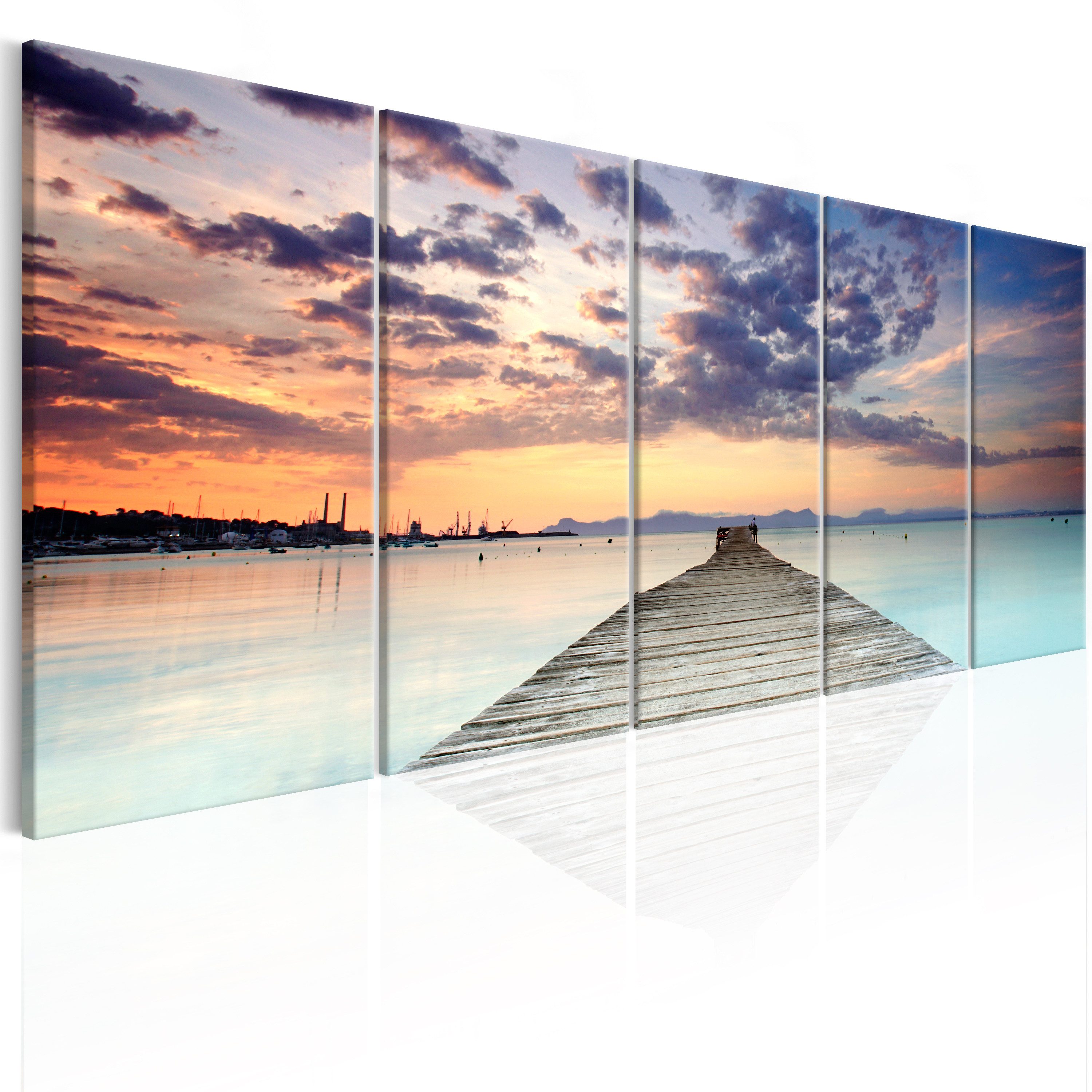Artgeist Wandbild Pier on the Caribbean I