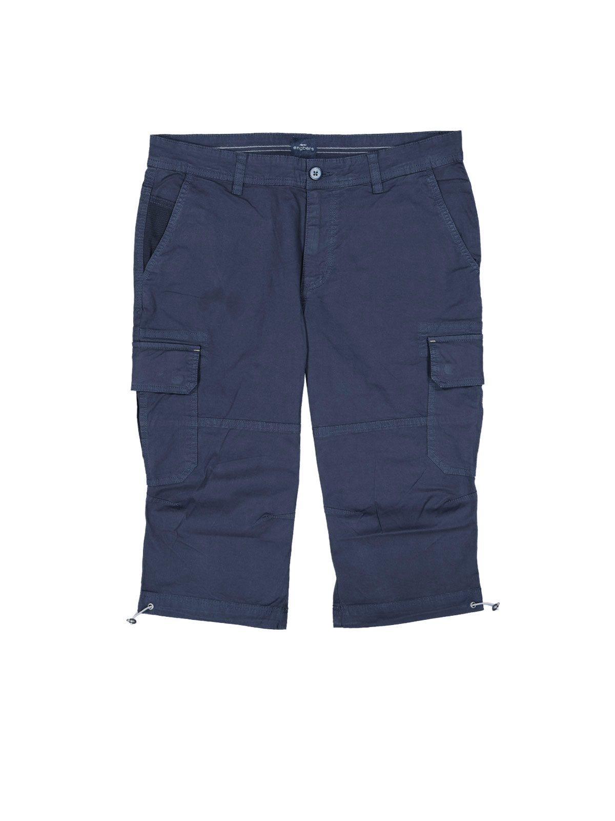 Engbers Caprihose Herren Capri Cargo Shorts aus Baumwolle, Saphirblau