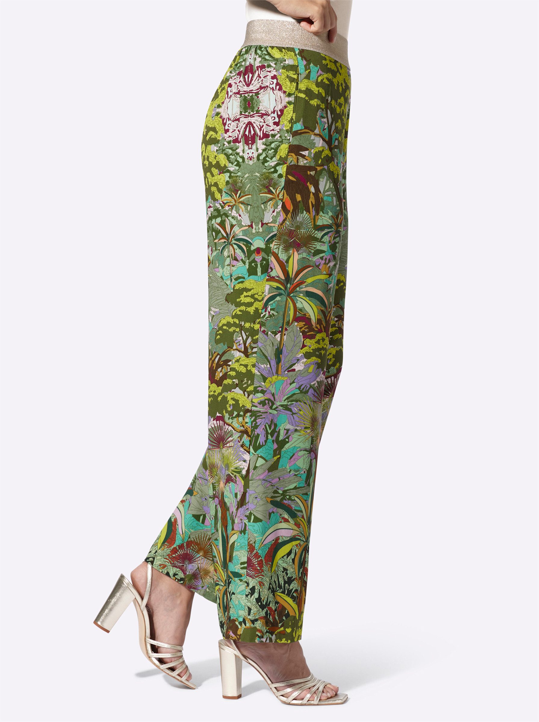 heine Jerseyhose Druckhose normal