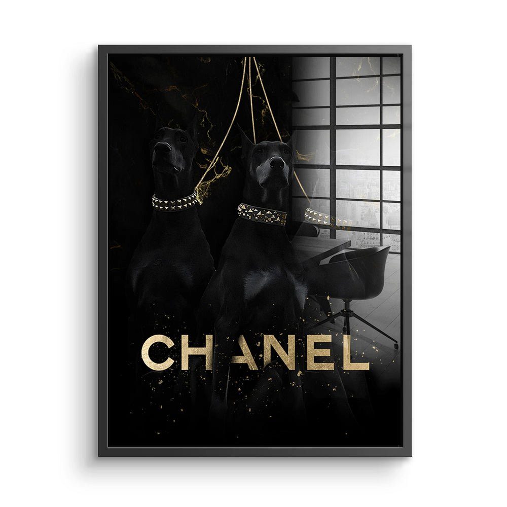 DOTCOMCANVAS® Acrylglasbild, Acrylglasbild, Elegant, Gold, Hochkant, günstig online kaufen