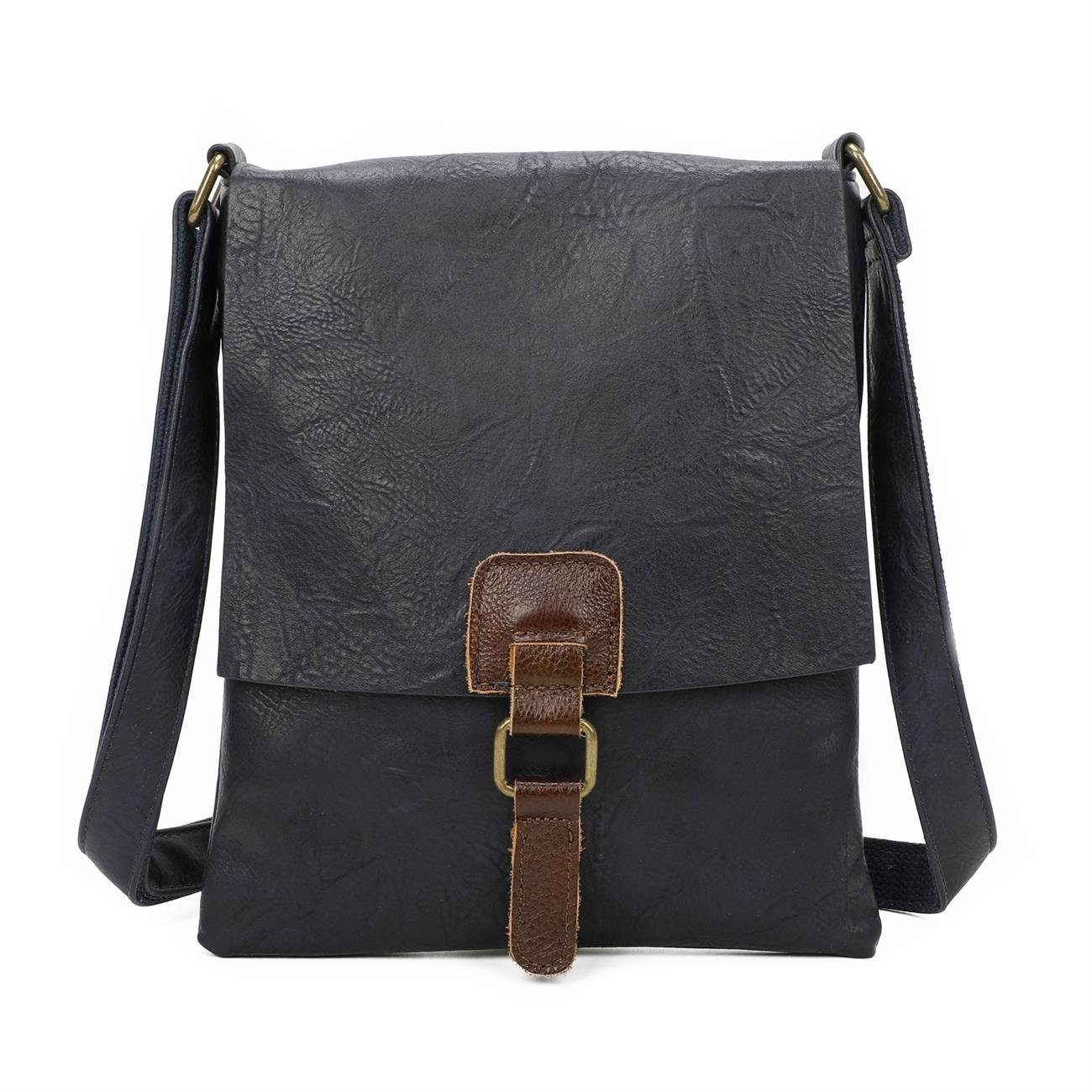 ITALYSHOP24 Schultertasche Damen Tasche Shopper Messenger CrossOver Tablet, günstig online kaufen